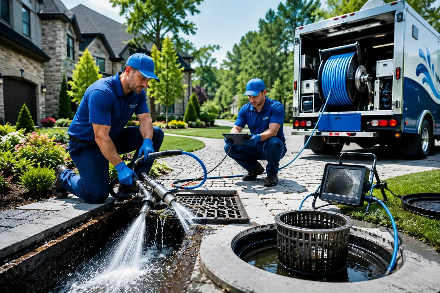 Local outdoor drain cleaning professionals in Gresham, WI