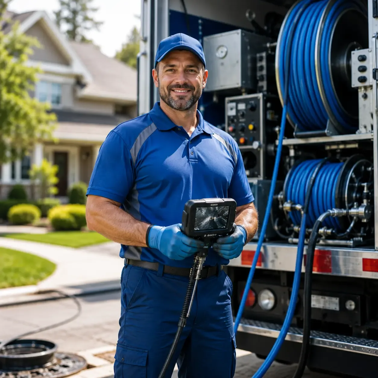 Local outdoor drain cleaning specialists in Gresham, WI